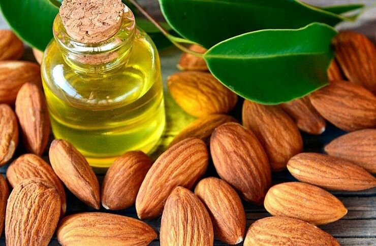 aceite de améndoas para aumentar o tamaño do peito